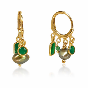 Boucles d'oreilles perle de rosée