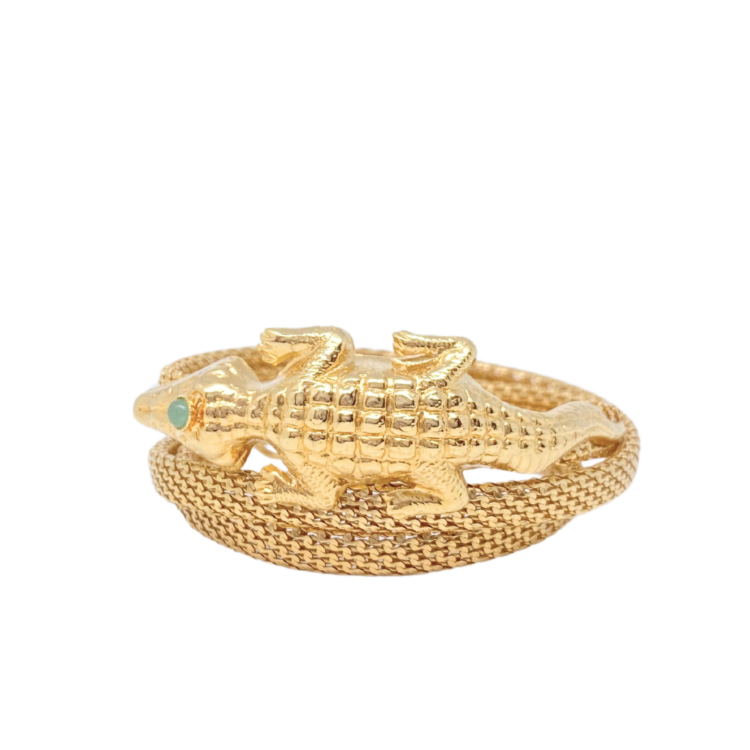 Bracelet 3 Tours Croco version II